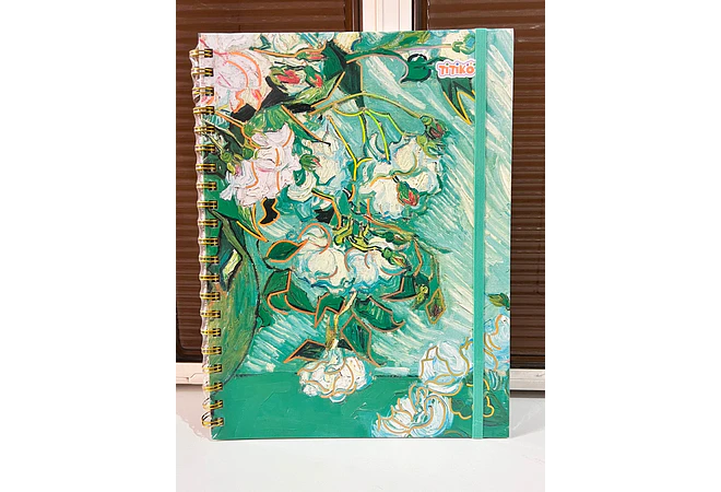 LIBRETA PROFESIONAL VANGOGH RAYA 100 HOJAS PASTA DURA  TITIKO MOD # TK-0138BJ