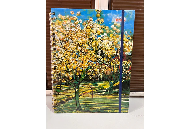 LIBRETA PROFESIONAL VANGOGH RAYA 100 HOJAS PASTA DURA  TITIKO MOD # TK-0138BJ