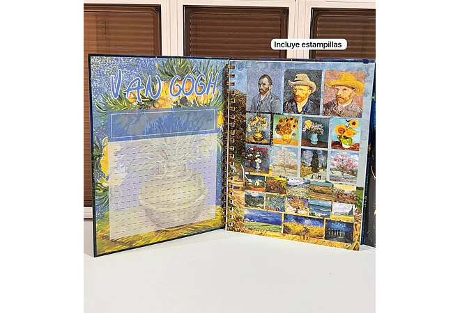 LIBRETA PROFESIONAL VANGOGH RAYA 100 HOJAS PASTA DURA  TITIKO MOD # TK-0138BJ