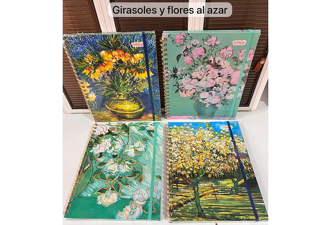 LIBRETA PROFESIONAL VANGOGH RAYA 100 HOJAS PASTA DURA  TITIKO MOD # TK-0138BJ