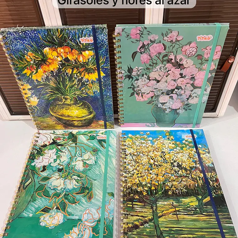 RAYA LIBRETA PROFESIONAL VANGOGH RAYA 100 HOJAS PASTA DURA  TITIKO MOD # TK-0138BJ 5