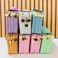 LAPICERA CON 4 CIERRES COLORES LISOS MOD# SP-227🗃️✏️ - Miniatura 15