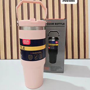 TERMO CON ASA VACUUM STAINLESS STEEL DE 850ML MOD# FAB-31