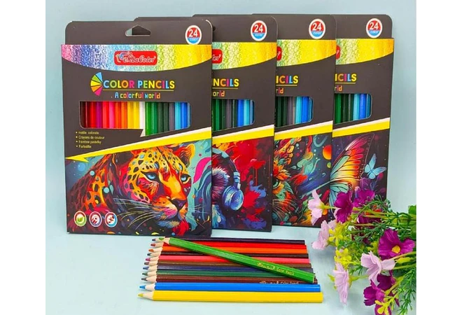 CAJA CON  COLORES BUENA PIXELIZACION ANIMALES  MOD# B-0013Q, 15Q Y 16Q
