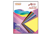PAQUETE DE MIL HOJAS DE COLORES FUERTES A4 MOD# TK-622Z