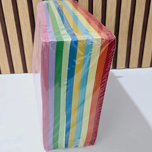 PAQUETE DE MIL HOJAS DE COLORES PASTEL A4 MOD# TK-662Z
