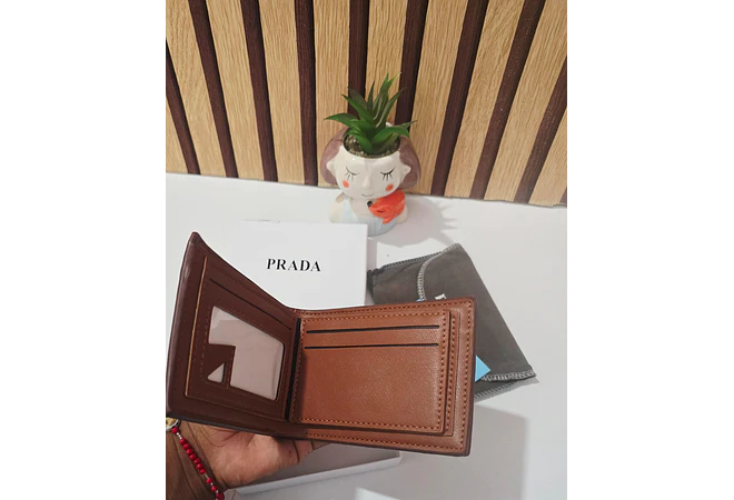 CARTERA IMITACIÓN PRADA PARA CABALLERO MOD# SUP-12157