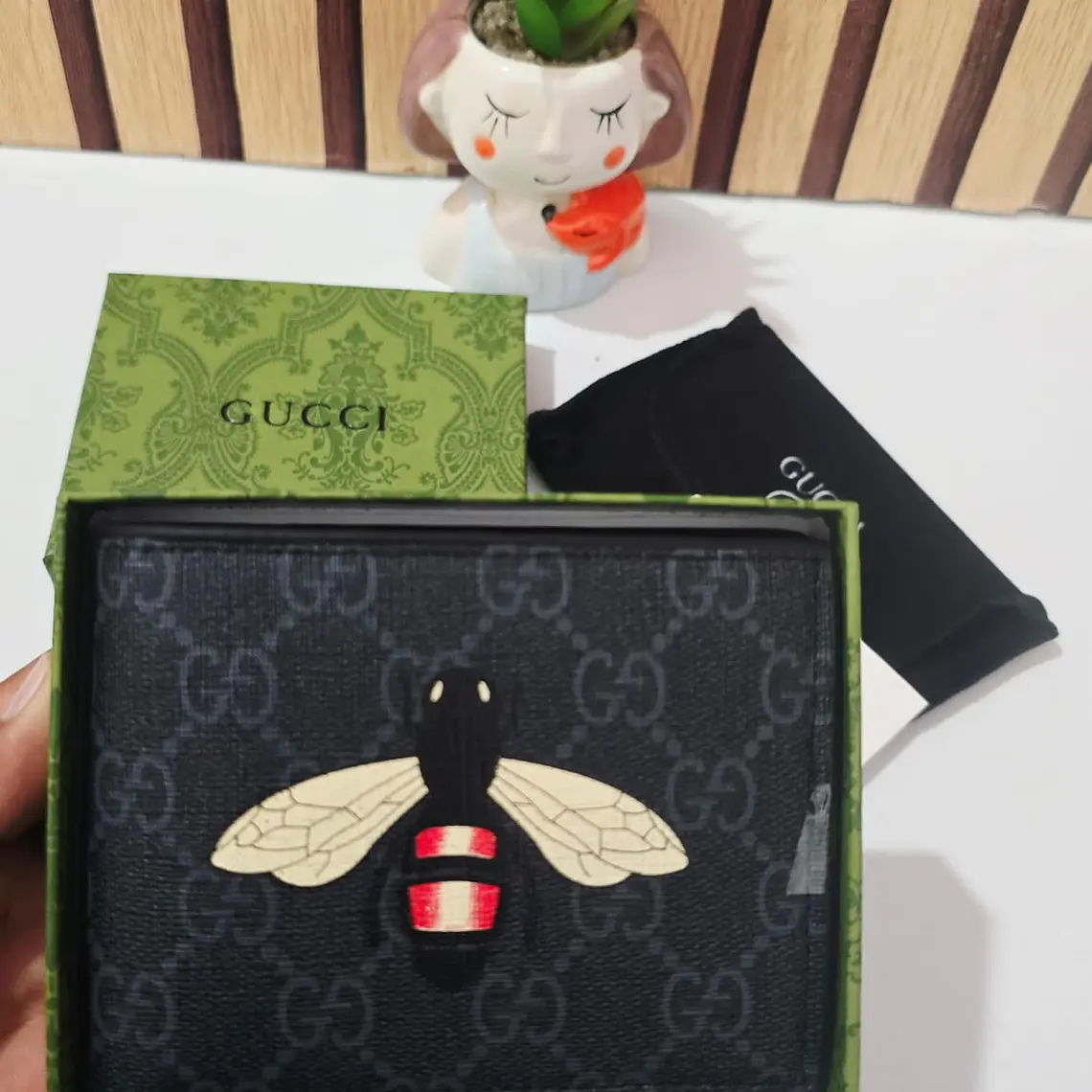 CARTERA PARA CABALLERO GUCCI & BURBERRY MOD# 12162 4