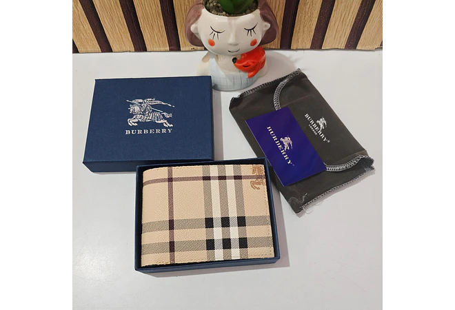CARTERA PARA CABALLERO GUCCI & BURBERRY MOD# 12162
