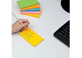 BLOC DE POSTIK RECTANGULAR  COLORES CON 100 HOJAS MOD#SB-1001BL