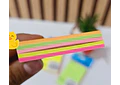 BLOC DE POSTIK RECTANGULAR  COLORES CON 100 HOJAS MOD#SB-1001BL