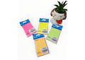 BLOC DE POSTIK RECTANGULAR  COLORES CON 100 HOJAS MOD#SB-1001BL