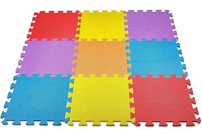 SET DE 10 ALFOMBRILLAS PARA ARMAR TAPETE GRANDE MOD#BH-7017