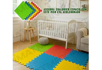 SET DE 10 ALFOMBRILLAS PARA ARMAR TAPETE GRANDE MOD#BH-7017