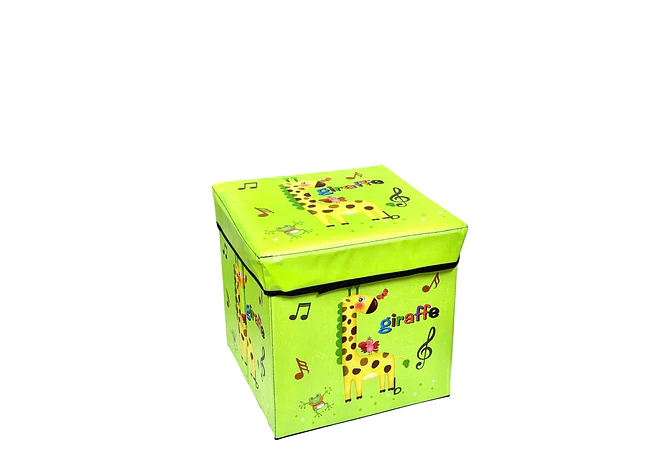 CAJA TABURETE ORGANIZADORA DE JUGUETES ANIMALITOS  MOD# 1306