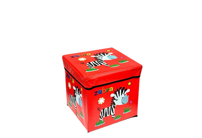 CAJA TABURETE ORGANIZADORA DE JUGUETES ANIMALITOS  MOD# 1306