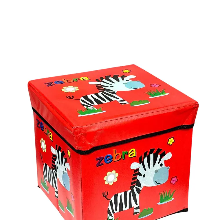 CAJA TABURETE ORGANIZADORA DE JUGUETES ANIMALITOS  MOD# 1306 9