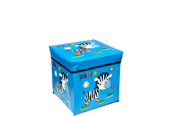 CAJA TABURETE ORGANIZADORA DE JUGUETES ANIMALITOS  MOD# 1306
