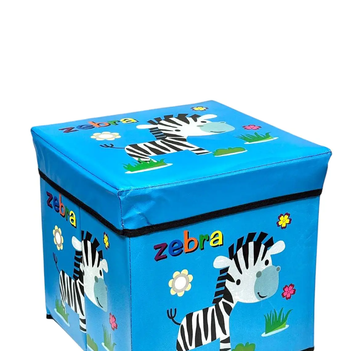 CAJA TABURETE ORGANIZADORA DE JUGUETES ANIMALITOS  MOD# 1306 10