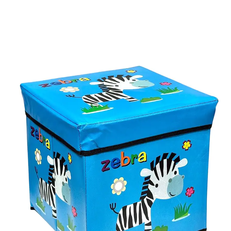 CAJA TABURETE ORGANIZADORA DE JUGUETES ANIMALITOS  MOD# 1306 10
