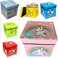 CAJA TABURETE ORGANIZADORA DE JUGUETES ANIMALITOS  MOD# 1306 - Miniatura 1