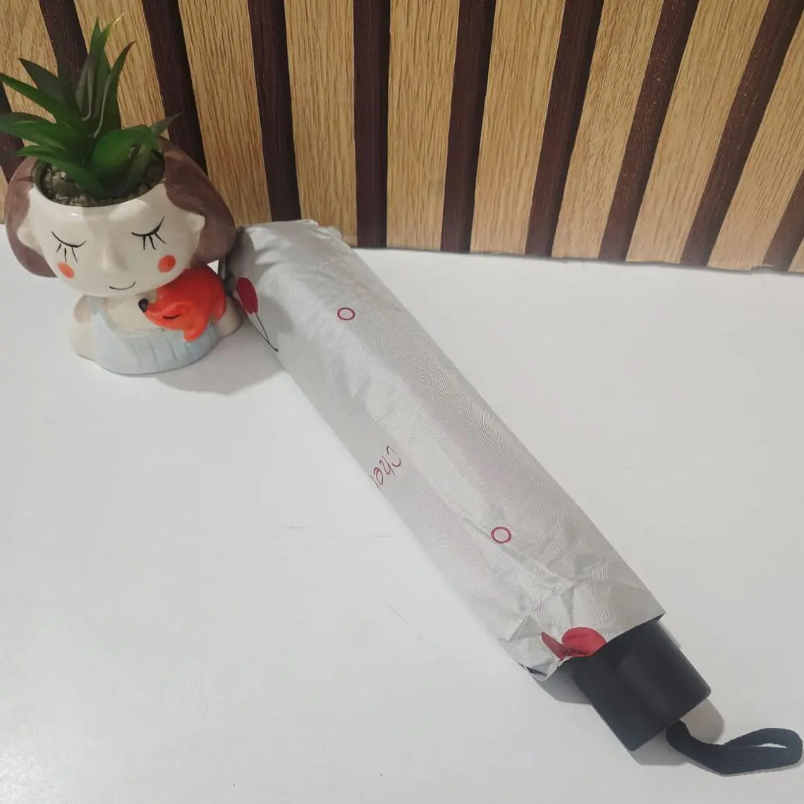 SOMBRILLA DE BOLSILLO DISEÑO FRESA O CEREZA MOD# 205🍓 🍒 8