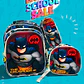 COMBO PRIMARIA DE 3PZ MOCHILA CON LUZ LED  + LONCHERA + LAPICERA (VARIOS PERSONAJES )MOD# HL2416 - Miniatura 2