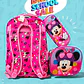 COMBO PRIMARIA DE 3PZ MOCHILA CON LUZ LED  + LONCHERA + LAPICERA (VARIOS PERSONAJES ) MOD# HL2414 🧮⚽ - Miniatura 2