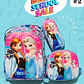 COMBO PRIMARIA DE 3PZ MOCHILA CON LUZ LED  + LONCHERA + LAPICERA (VARIOS PERSONAJES ) MOD# HL2414 🧮⚽ - Miniatura 5