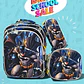 COMBO PRIMARIA DE 3PZ MOCHILA CON LUZ LED  + LONCHERA + LAPICERA (VARIOS PERSONAJES ) MOD# HL2414 🧮⚽ - Miniatura 8