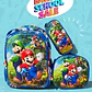 COMBO PRIMARIA DE 3PZ MOCHILA CON LUZ LED  + LONCHERA + LAPICERA (VARIOS PERSONAJES ) MOD# HL2414 🧮⚽ - Miniatura 11