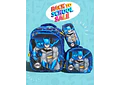 COMBO PRIMARIA DE 3PZ MOCHILA CON LUZ LED  + LONCHERA + LAPICERA (VARIOS PERSONAJES ) MOD# HL2414 🧮⚽