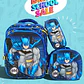 COMBO PRIMARIA DE 3PZ MOCHILA CON LUZ LED  + LONCHERA + LAPICERA (VARIOS PERSONAJES ) MOD# HL2414 🧮⚽ - Miniatura 14