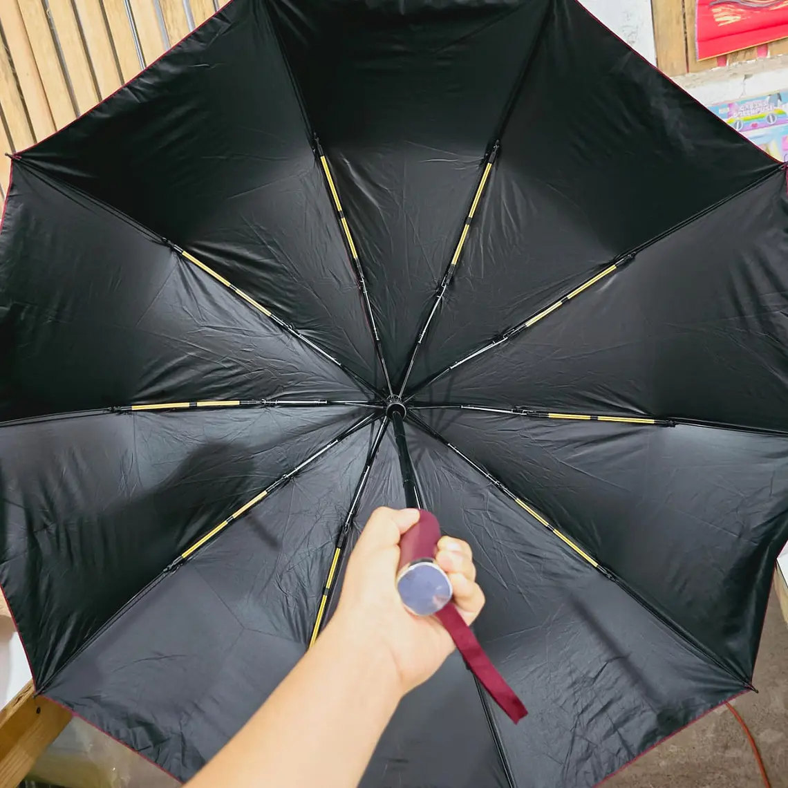 SOMBRILLA DE BOLSILLO AUTOMÁTICA COLORES LISOS MOD# KS-11☂️☀️ 15