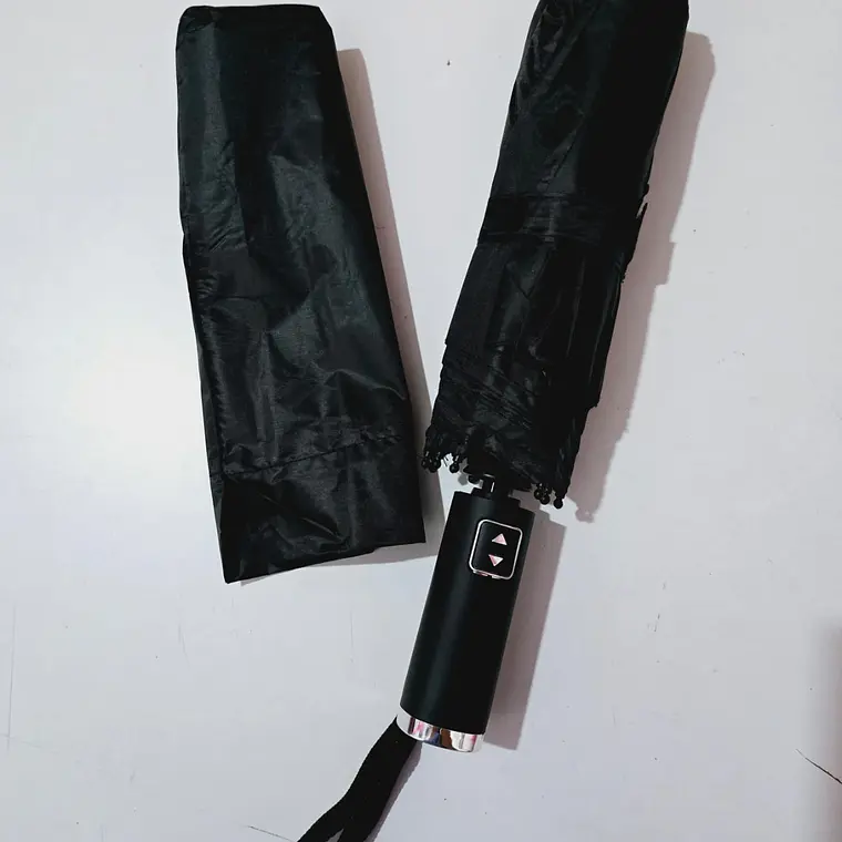 SOMBRILLA DE BOLSILLO AUTOMÁTICA COLORES LISOS MOD# KS-11☂️☀️ 4