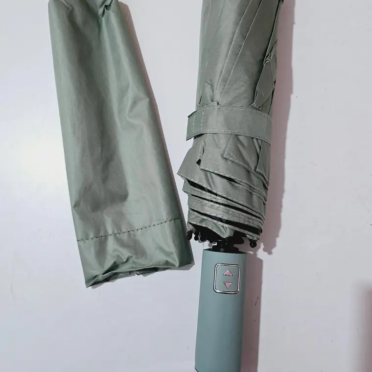 SOMBRILLA DE BOLSILLO AUTOMÁTICA COLORES LISOS MOD# KS-11☂️☀️ 6