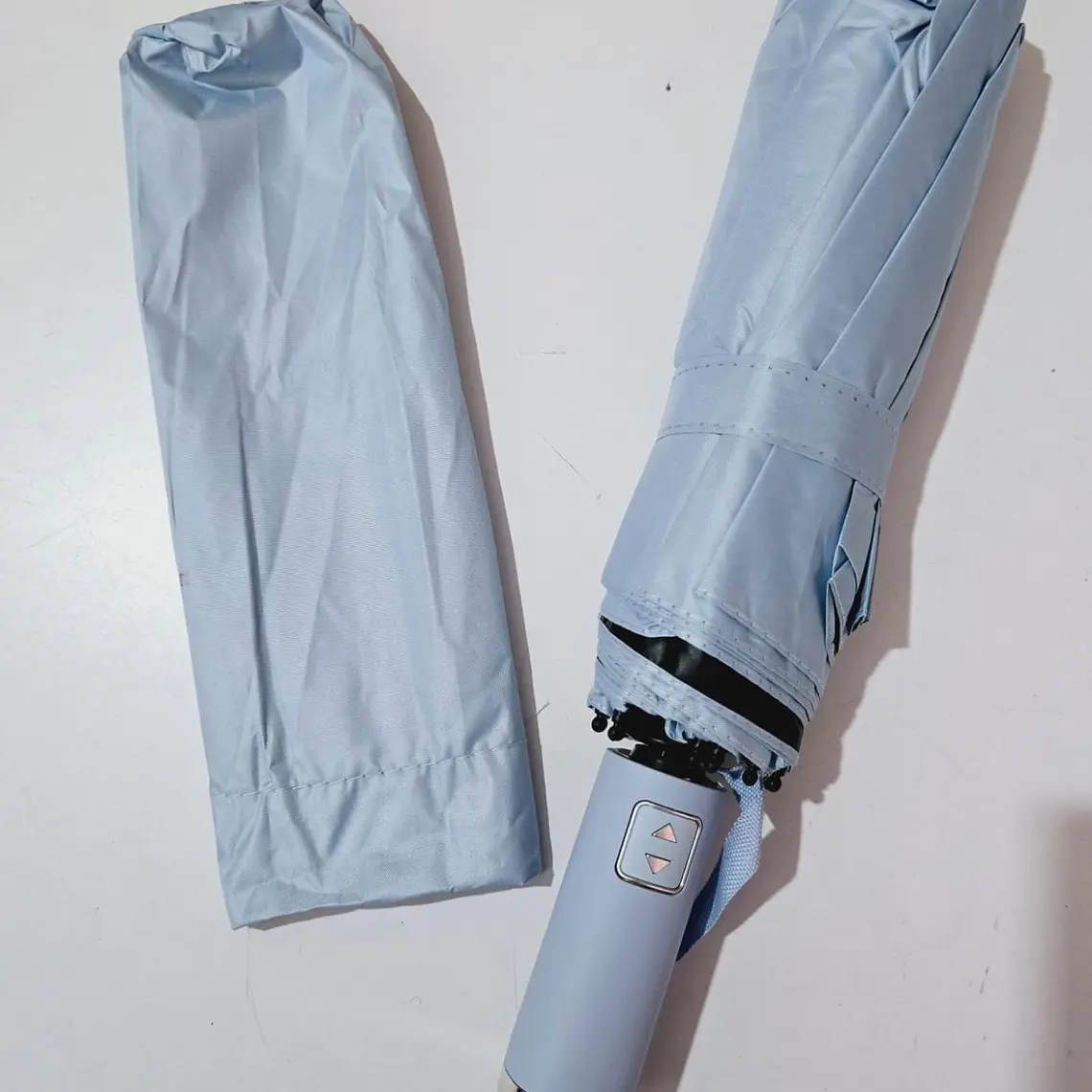 SOMBRILLA DE BOLSILLO AUTOMÁTICA COLORES LISOS MOD# KS-11☂️☀️ 10