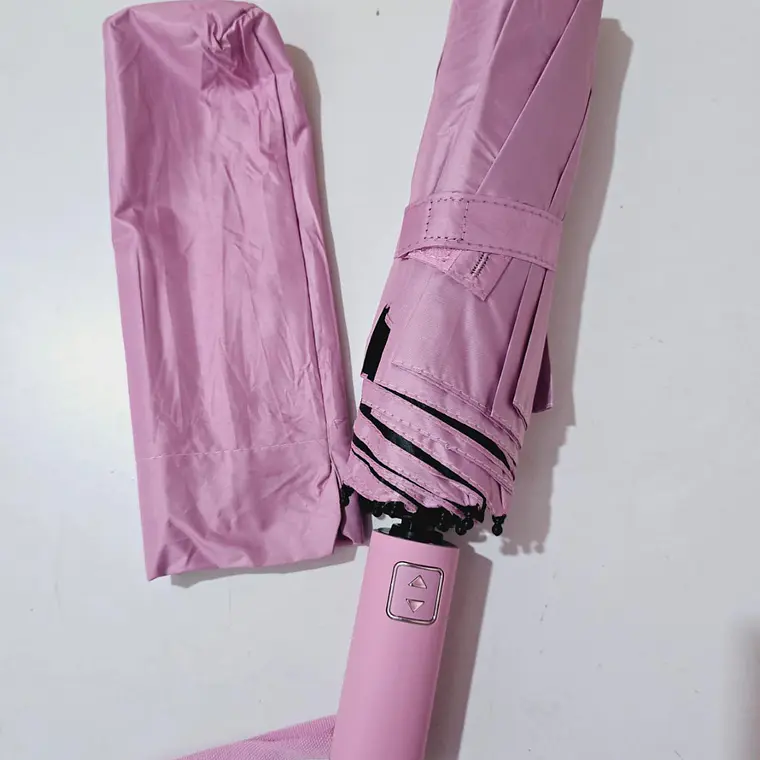 SOMBRILLA DE BOLSILLO AUTOMÁTICA COLORES LISOS MOD# KS-11☂️☀️ 11