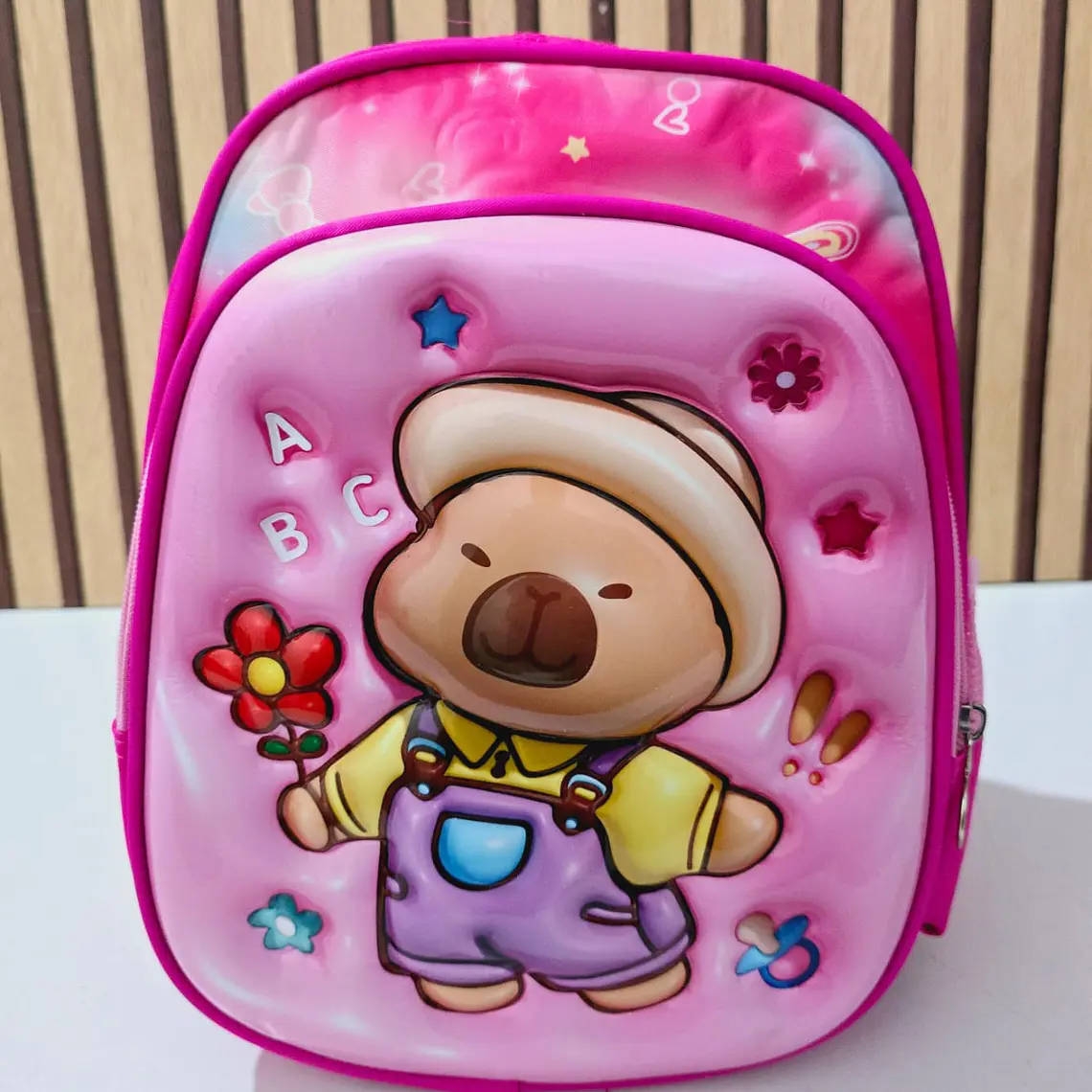 MOCHILITA PARA PREESCOLAR DISEÑO CAPIBARA MOD# K1038🗃️🎒 2