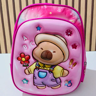 MOCHILITA PARA PREESCOLAR DISEÑO CAPIBARA MOD# K1038🗃️🎒