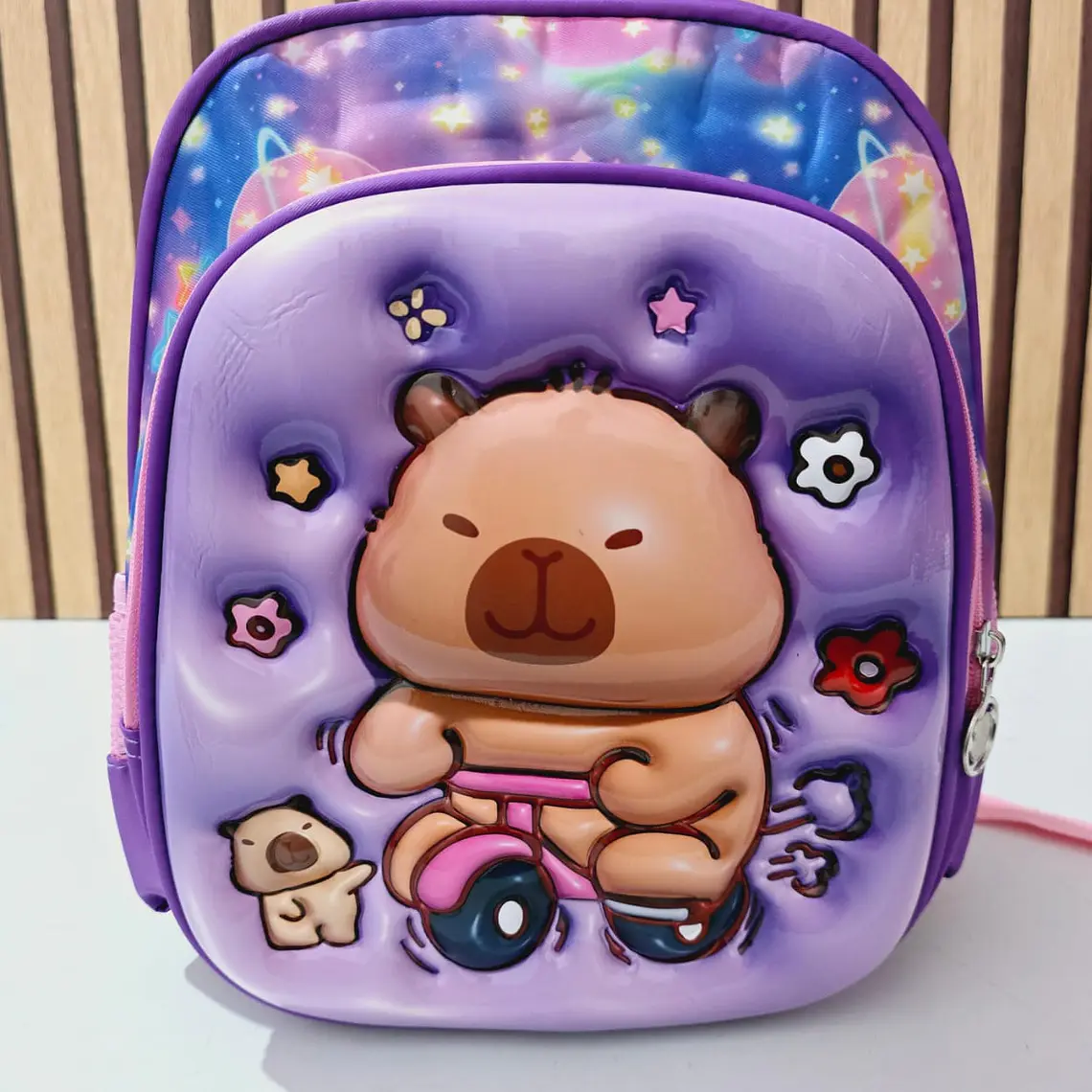 MOCHILITA PARA PREESCOLAR DISEÑO CAPIBARA MOD# K1038🗃️🎒 7