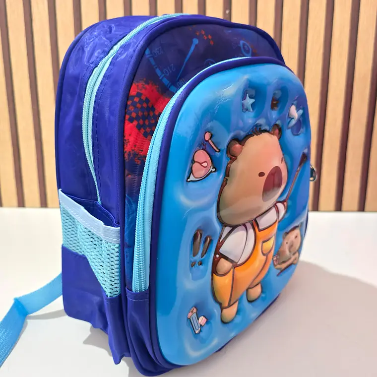 MOCHILITA PARA PREESCOLAR DISEÑO CAPIBARA MOD# K1038🗃️🎒 14