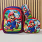 COMBO MOCHILA CON LUZ LED + LONCHERA TÉRMICA+ LAPICERA PARA PRIMARIA MOD# S16-2608🗃️🎒 - Miniatura 2