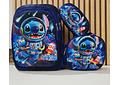 COMBO MOCHILA CON LUZ LED + LONCHERA TÉRMICA+ LAPICERA PARA PRIMARIA MOD# S16-2608🗃️🎒