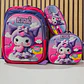 COMBO MOCHILA CON LUZ LED + LONCHERA TÉRMICA+ LAPICERA PARA PRIMARIA MOD# S16-2608🗃️🎒 - Miniatura 7