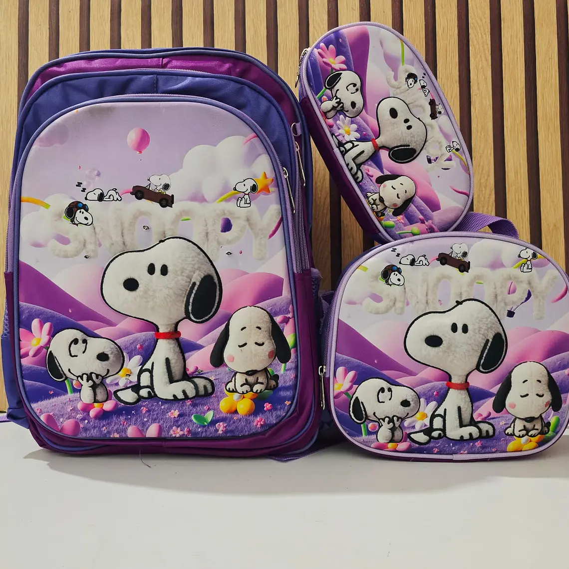 COMBO MOCHILA CON LUZ LED + LONCHERA TÉRMICA+ LAPICERA PARA PRIMARIA MOD# S16-2608🗃️🎒 9