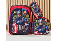 COMBO MOCHILA CON LUZ LED + LONCHERA TÉRMICA+ LAPICERA PARA PRIMARIA MOD# S16-2608🗃️🎒