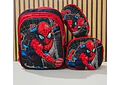 COMBO MOCHILA CON LUZ LED + LONCHERA TÉRMICA+ LAPICERA PARA PRIMARIA MOD# S16-2608🗃️🎒