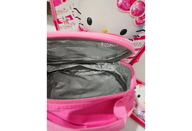 COMBO MOCHILA CON LUZ LED + LONCHERA TÉRMICA+ LAPICERA PARA PRIMARIA MOD# S16-2608🗃️🎒