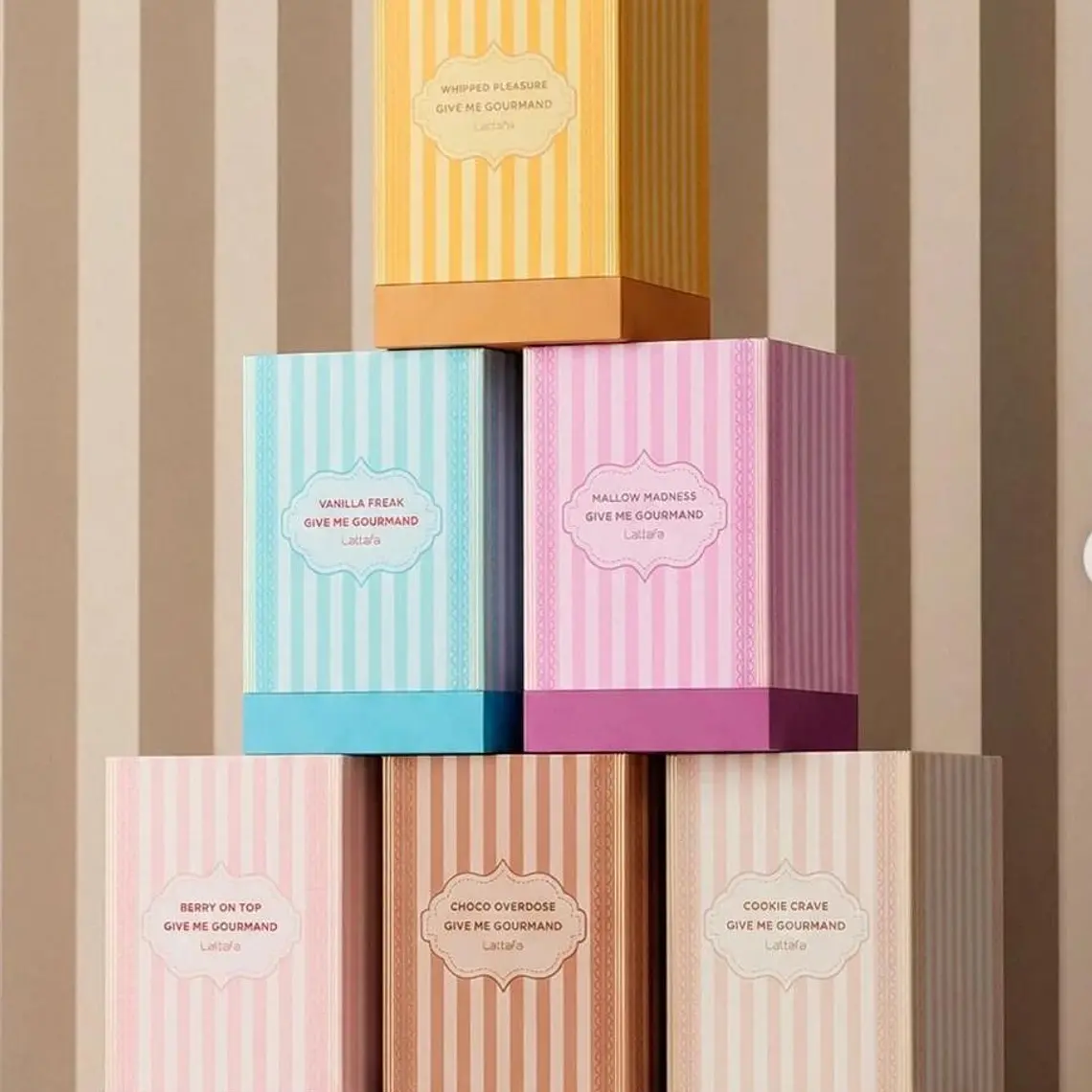 PERFUME IMITACIÓN HELADO GIVE ME GOURMAND LATTAFA DAMA MOD# PF75 1